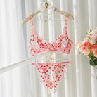 Pink Cute Sweetheart Lingerie Set