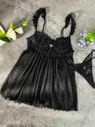 Black sexy lace Slip Dress