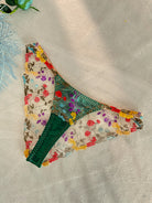 Emerald Enchantment: Enchanted Petals Lace Panties