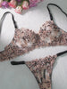 Leopard Flower Lingerie Set