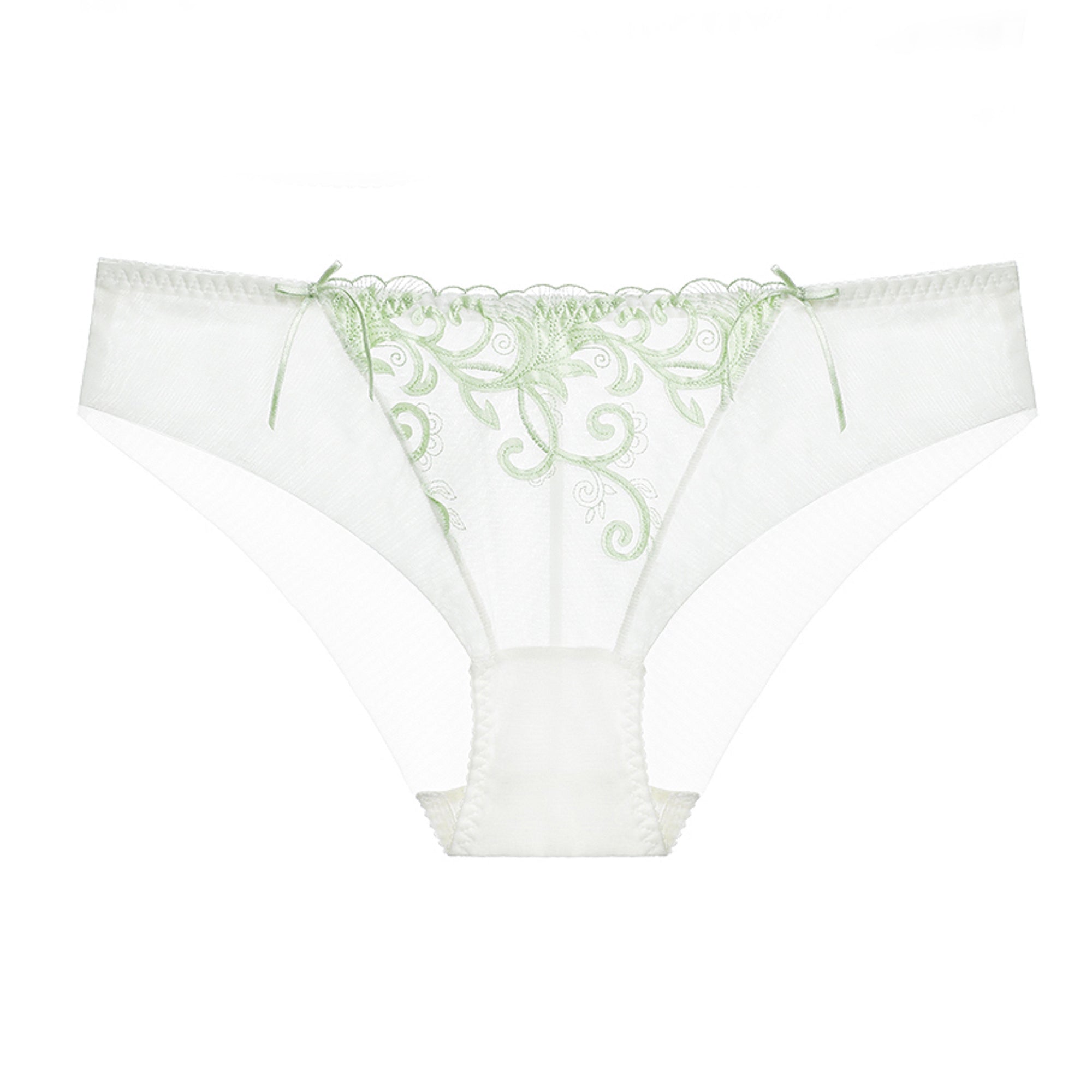 Sexy White Flower Embroidery Lingerie Panty Hello La Girl
